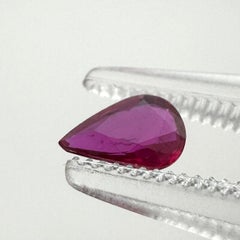 Pair of Natural Siam Rubies (Thailand) 0.75ct  No-Heat