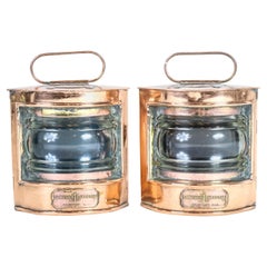 Antique Pair of Nautical Lanterns