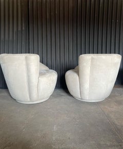 Paire de chaises pivotantes Nautilus de Precedent