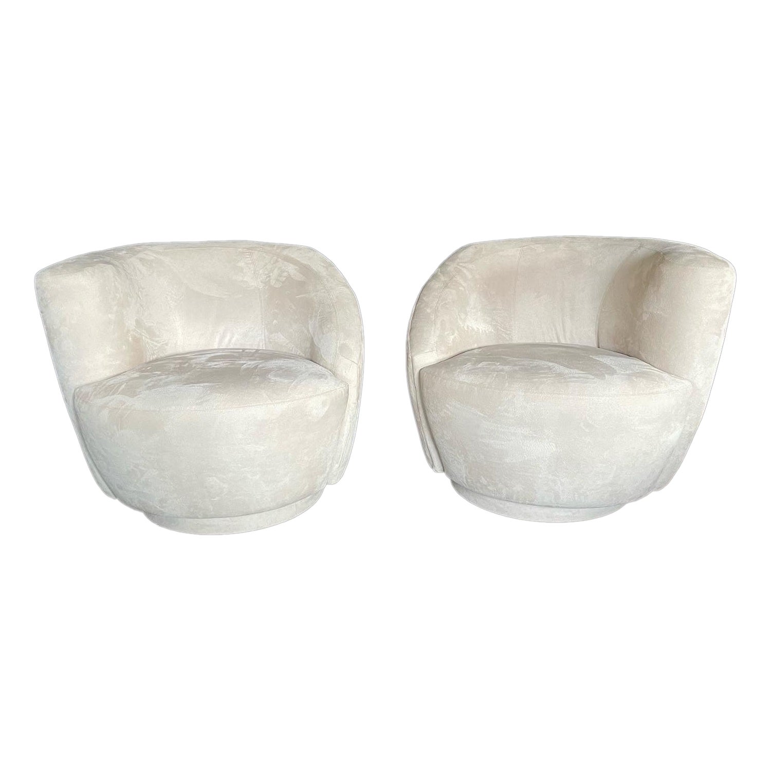 Paire de chaises pivotantes Nautilus de Precedent