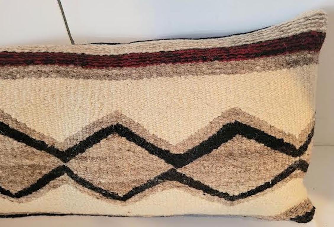 20th Century Pair of Navajo Bolster Pillows