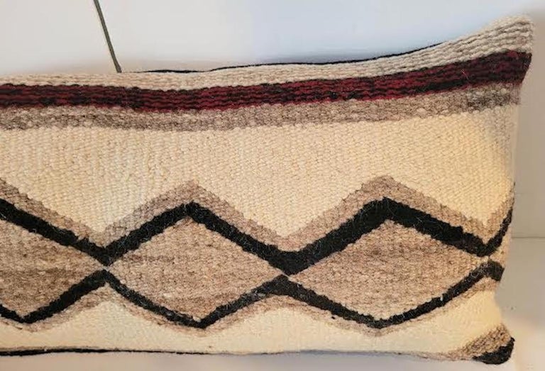 20th Century Pair of Navajo Bolster Pillows For Sale