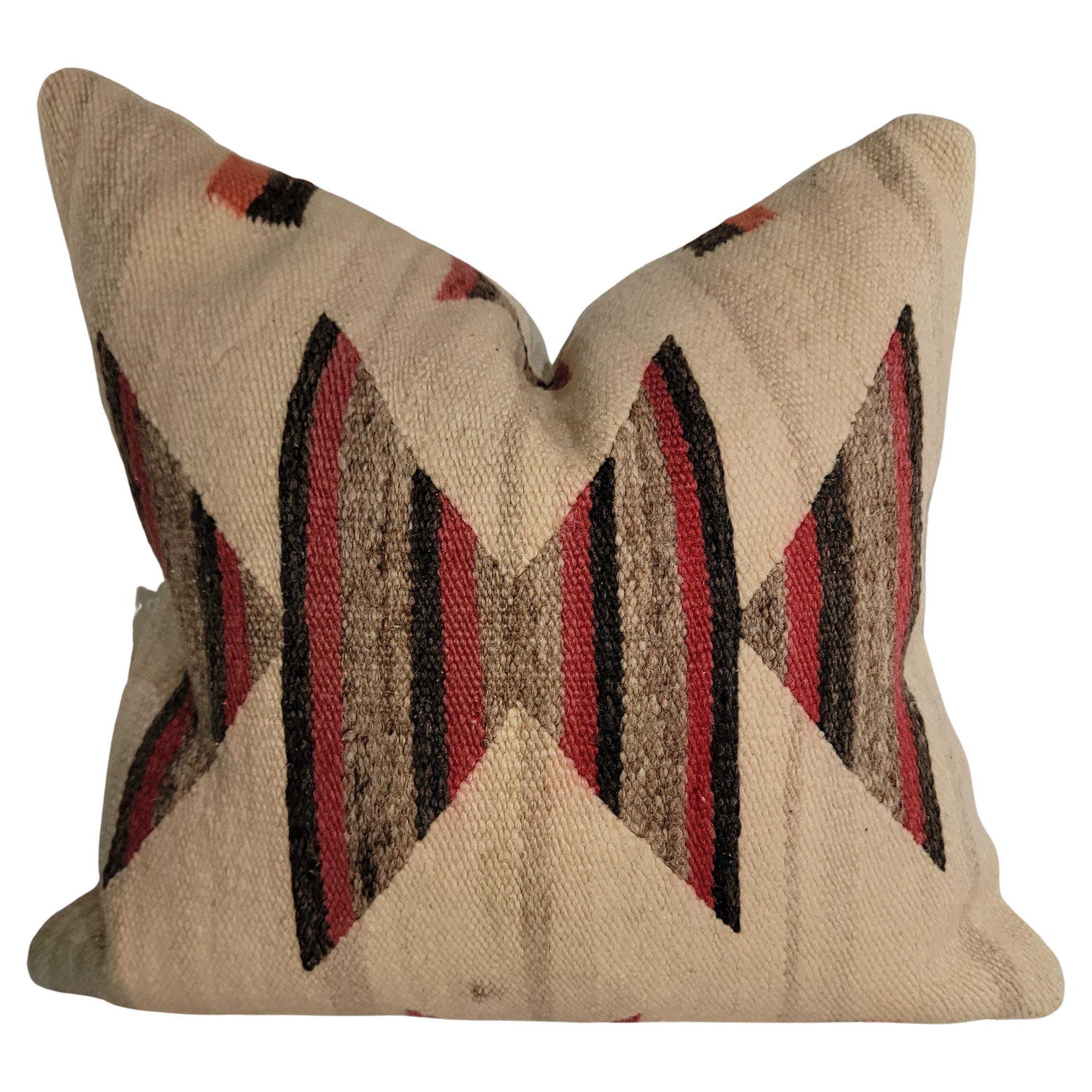 Pair of Navajo Geese Pattern Pillow For Sale