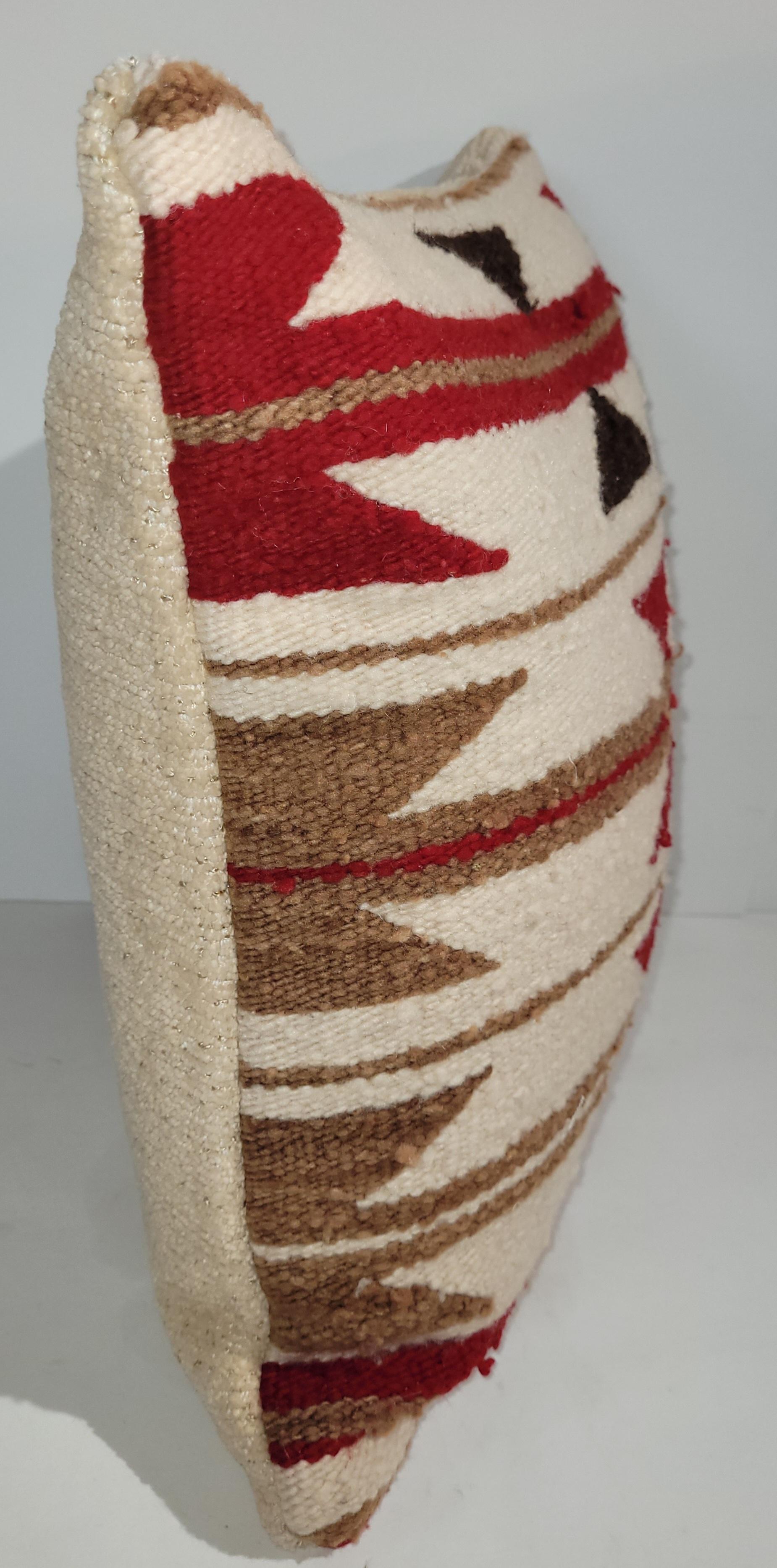 Wool Pair of Navajo Pillows For Sale