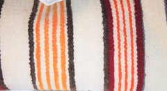 Paire de coussins traversins à rayures Navajo