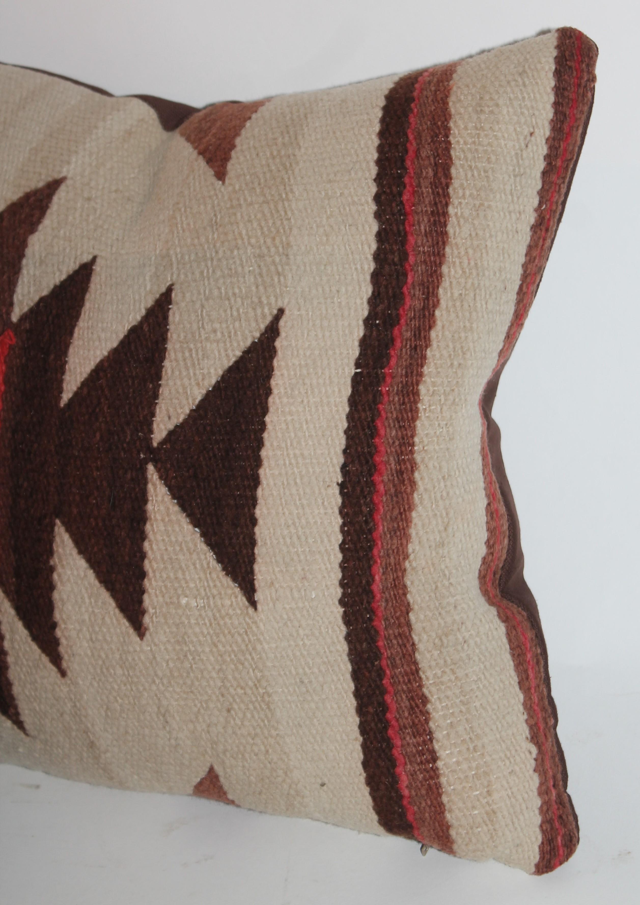 Hand-Crafted Pair of Navajo Weaving Pillows, Pair For Sale