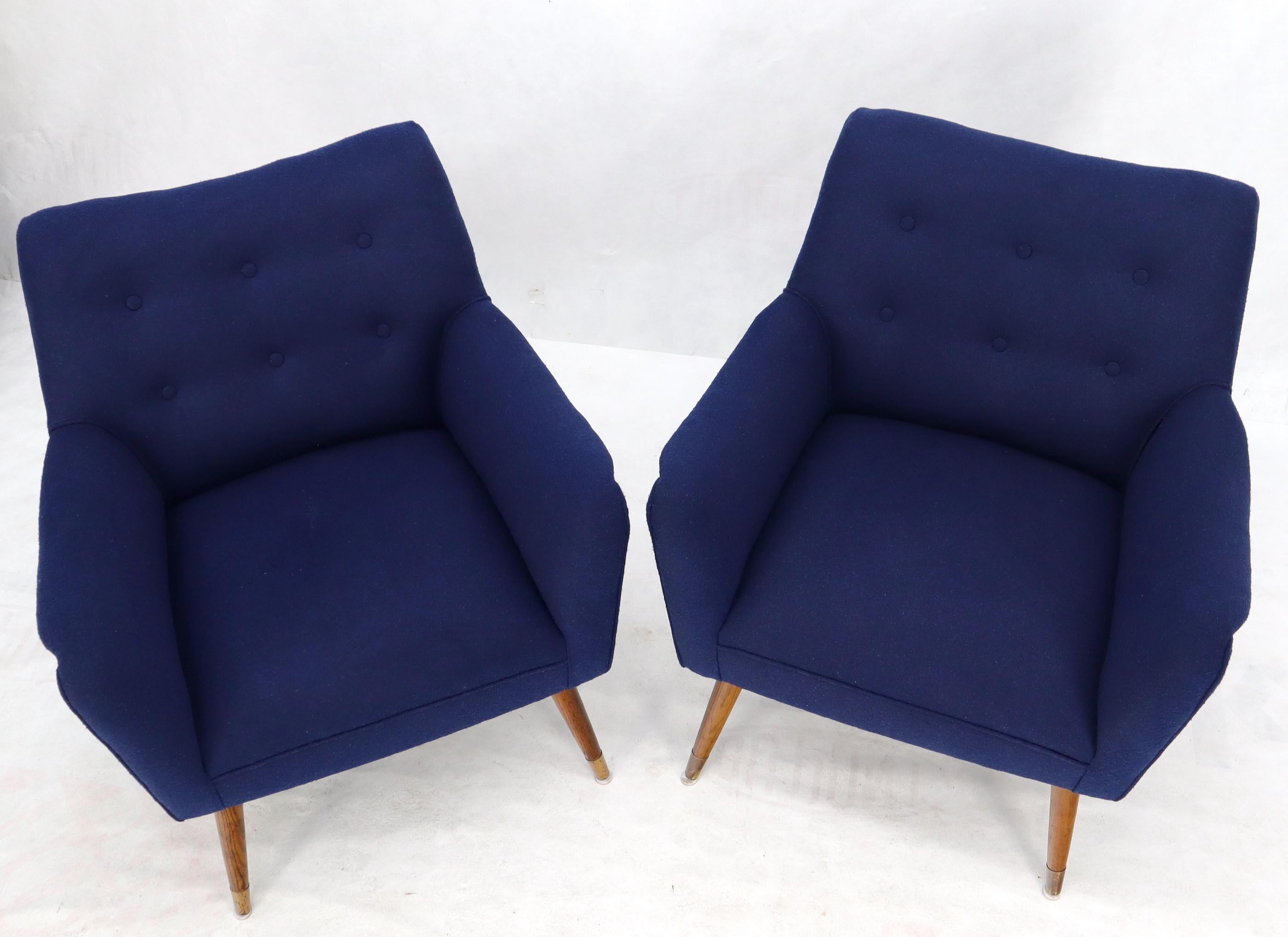 navy blue club chairs