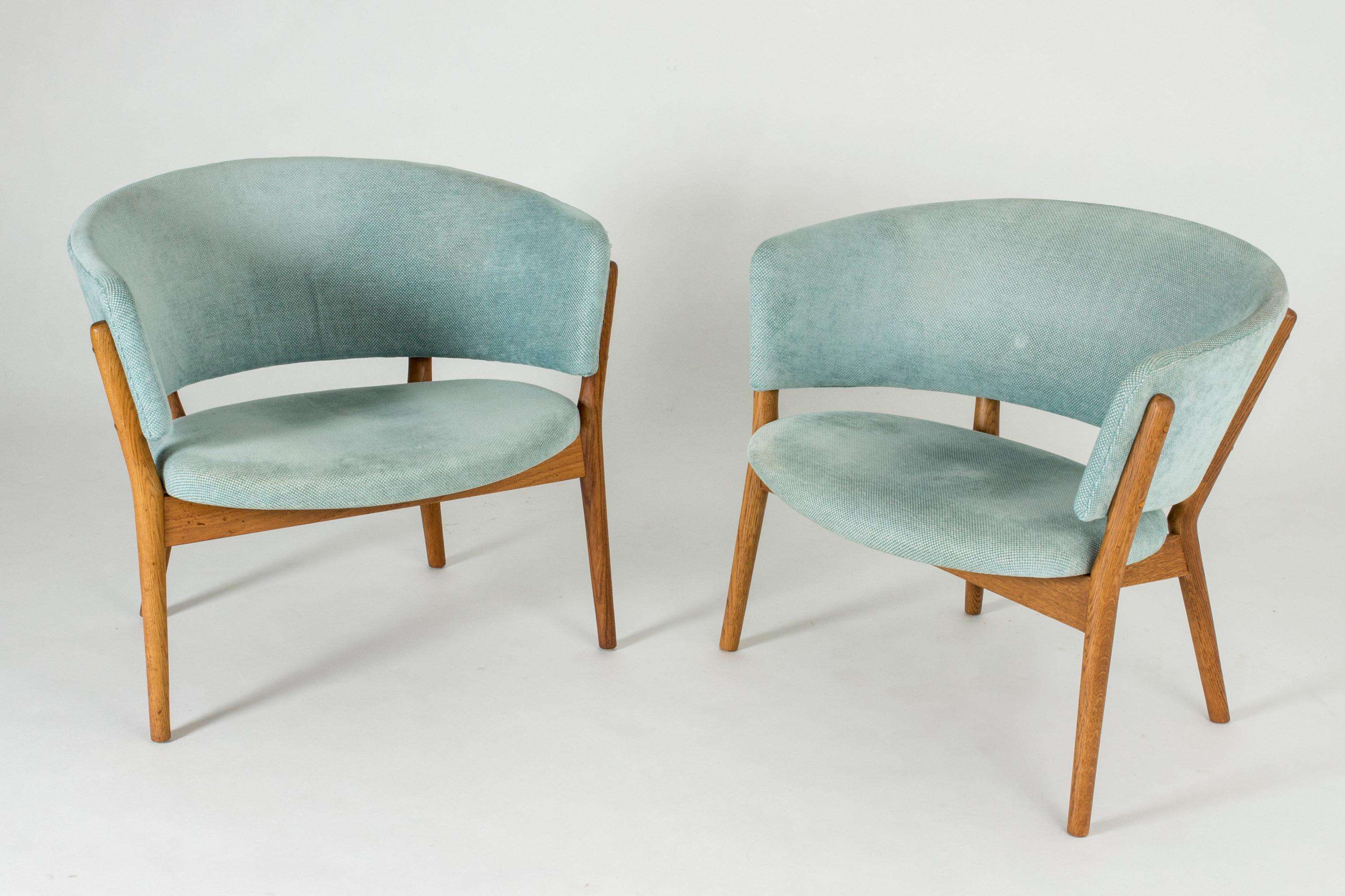 Danish Pair of “ND 83” Lounge Chairs by Nanna Ditzel for Søren Willadsen