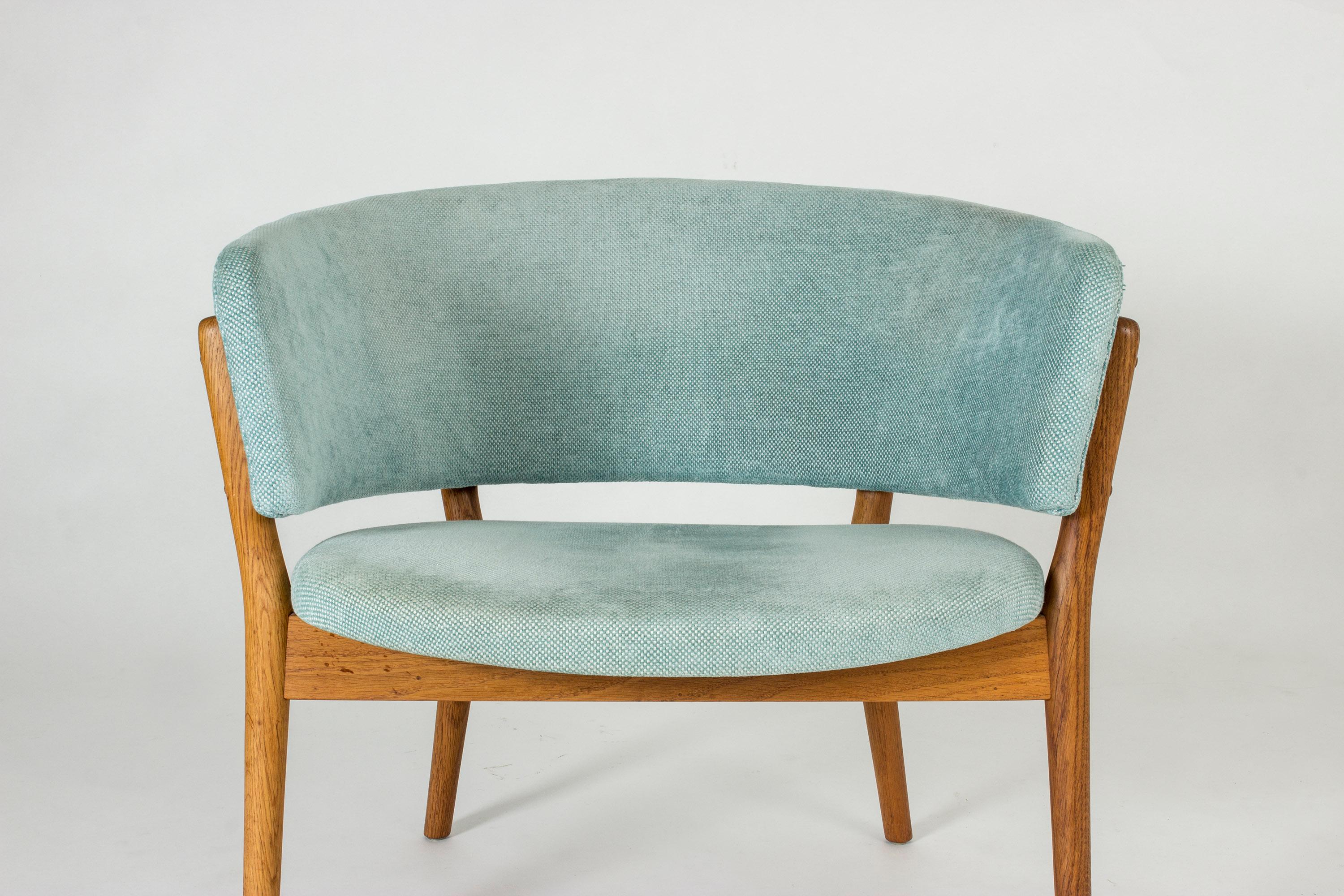 Textile Pair of “ND 83” Lounge Chairs by Nanna Ditzel for Søren Willadsen