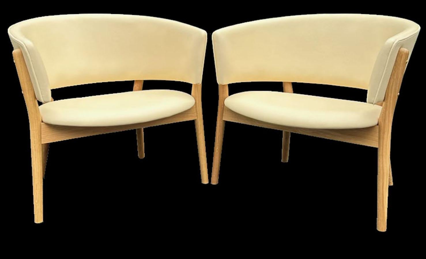 Scandinavian Modern ND83 Lounge Chairs by Nanna Ditzel (pair)