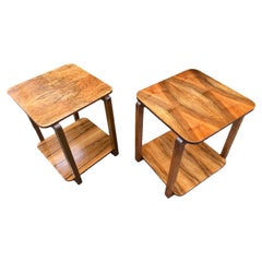 Pair of near matching side tables/nightstands