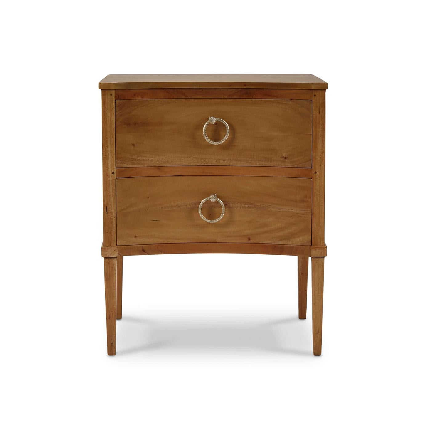 Made of mahogany and finished in our Antique French Oak finish, this bedside table showcases the timeless beauty of classic design with a contemporary twist.

The warm tones and rich grain of the wood enhance the table's sophisticated appeal, making