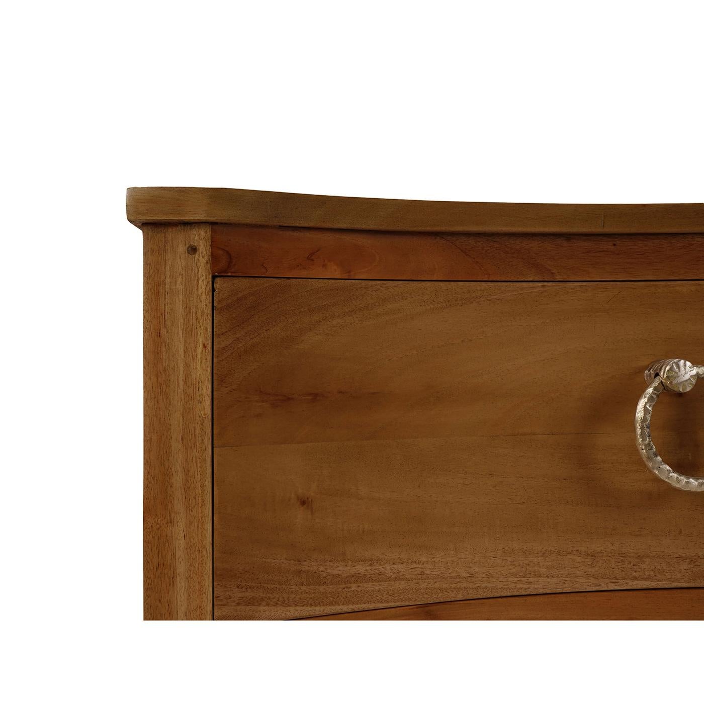 Pair of Neo Classic Incurved Nightstands For Sale 1