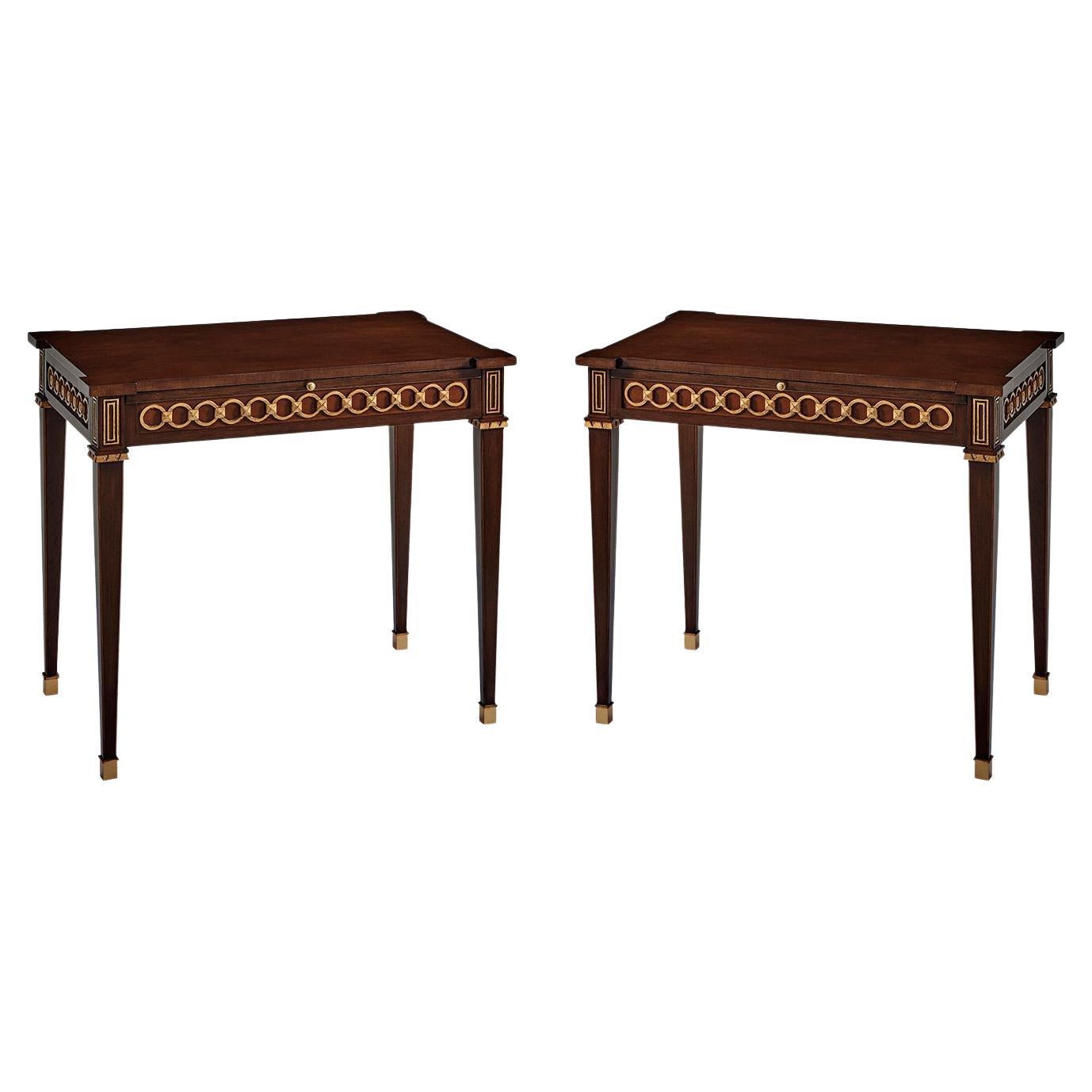 Pair of Neo Classic Side Tables