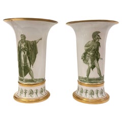 Antique Pair of Neo Classic Vases