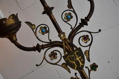 Coppia di candelabri da parete neoclassici del XIX secolo