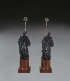 Pair of Neo-Classical Figural Lamps