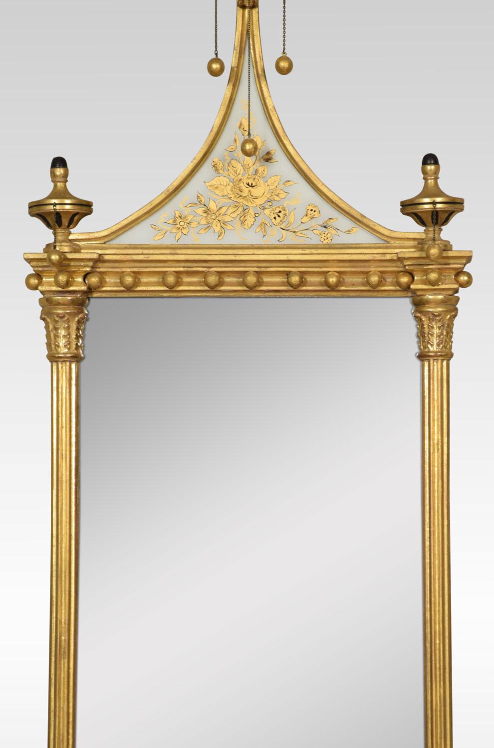 British Pair of Neoclassical Pier Mirrors
