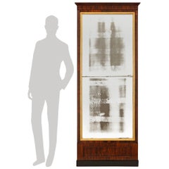 Pair of Neo-Classical st. Rosewood, Giltwood & ebonized Fruitwood mirrors