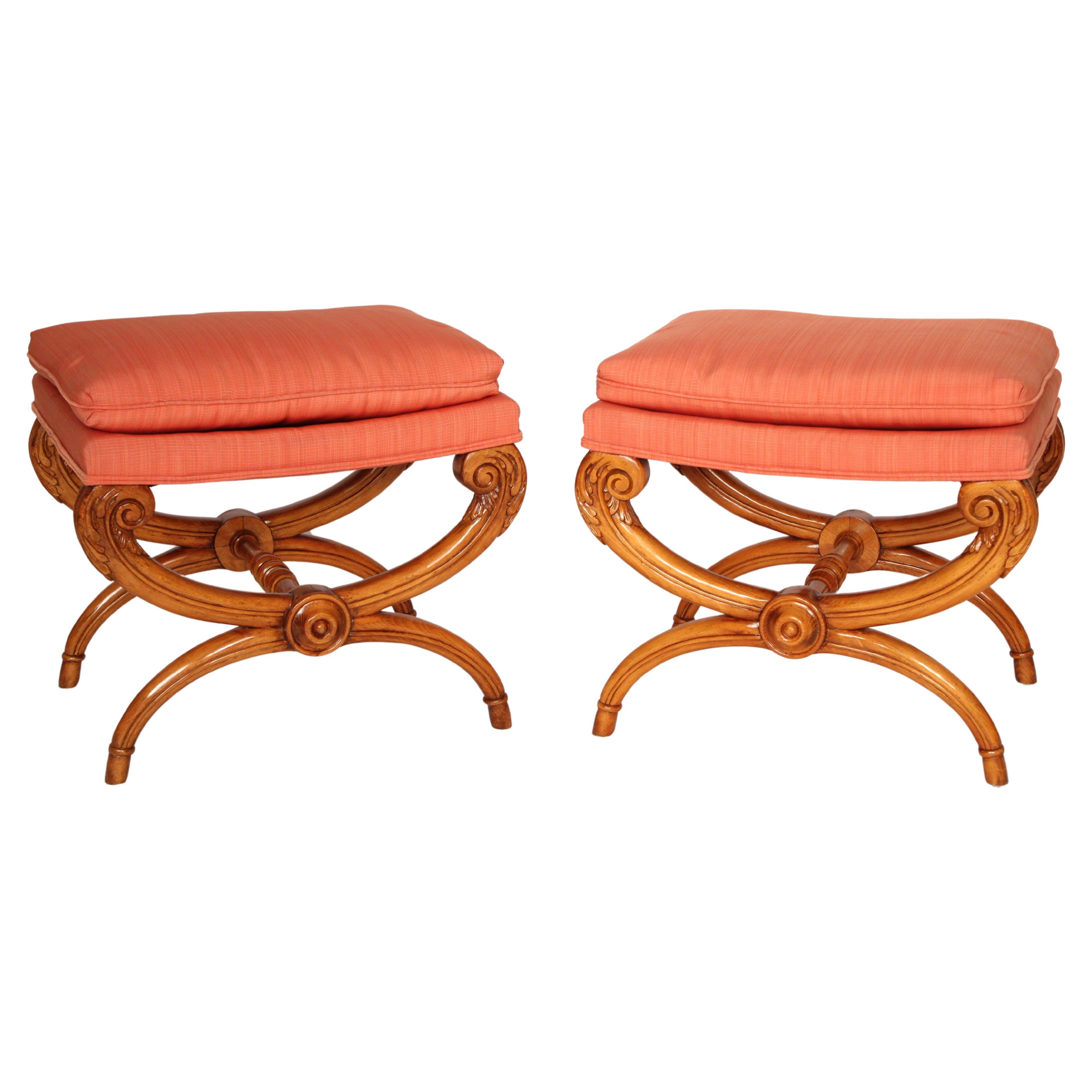 Pair of neo classical Style Benches