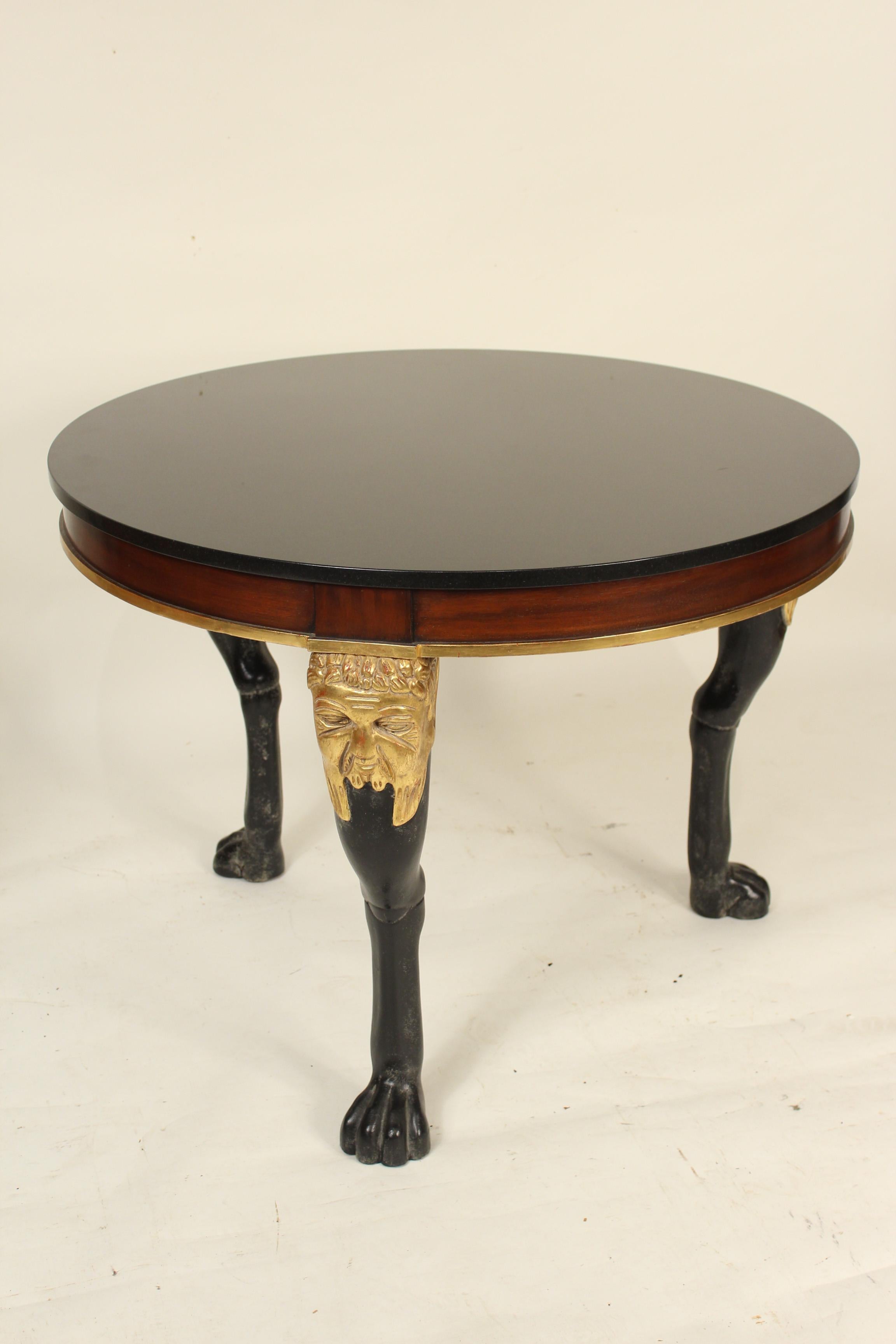 Pair of Neoclassical Style Occasional Tables In Good Condition In Laguna Beach, CA