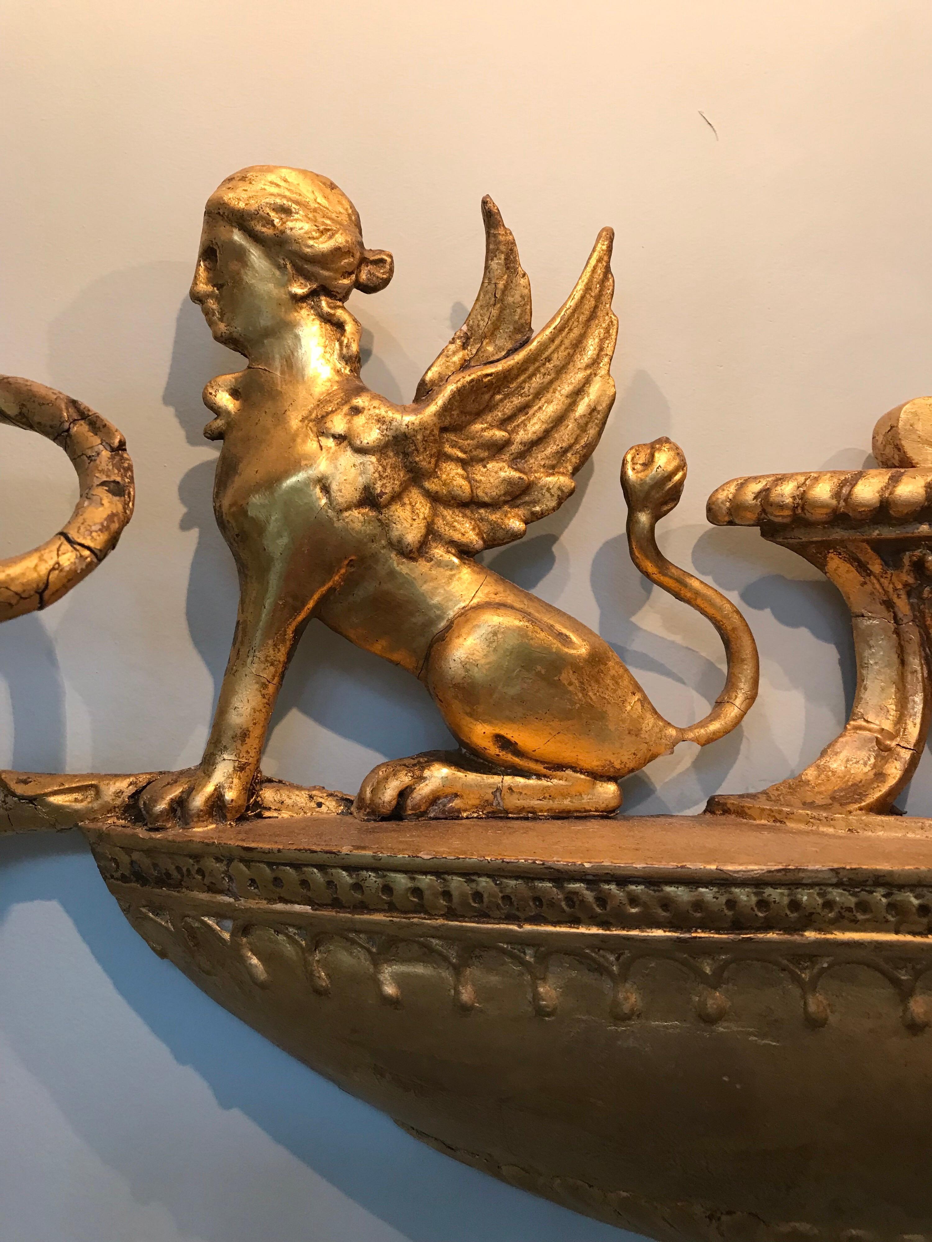 Neoclassical Gold Gilt  Wall Sconces 3