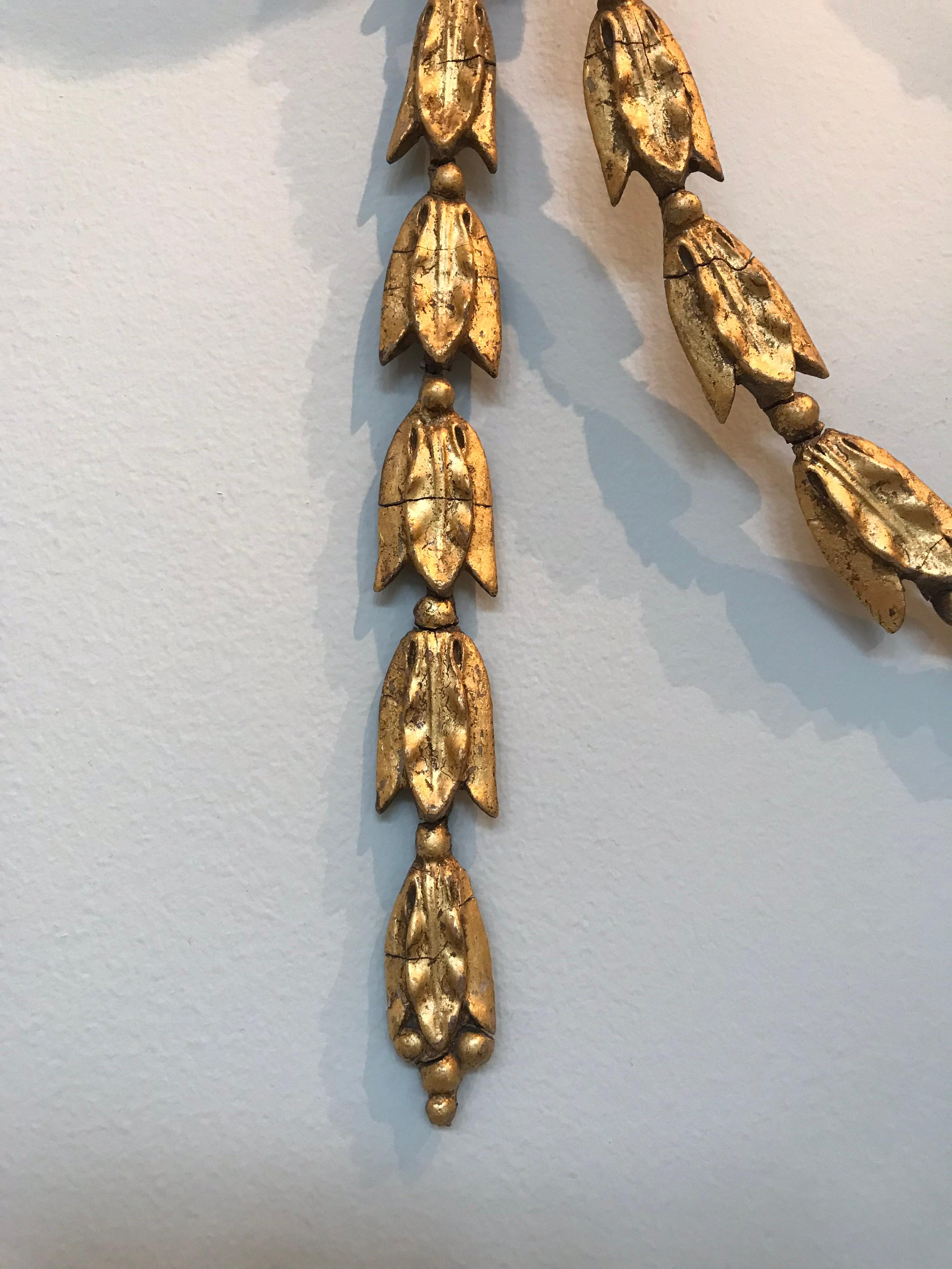 Neoclassical Gold Gilt  Wall Sconces 2