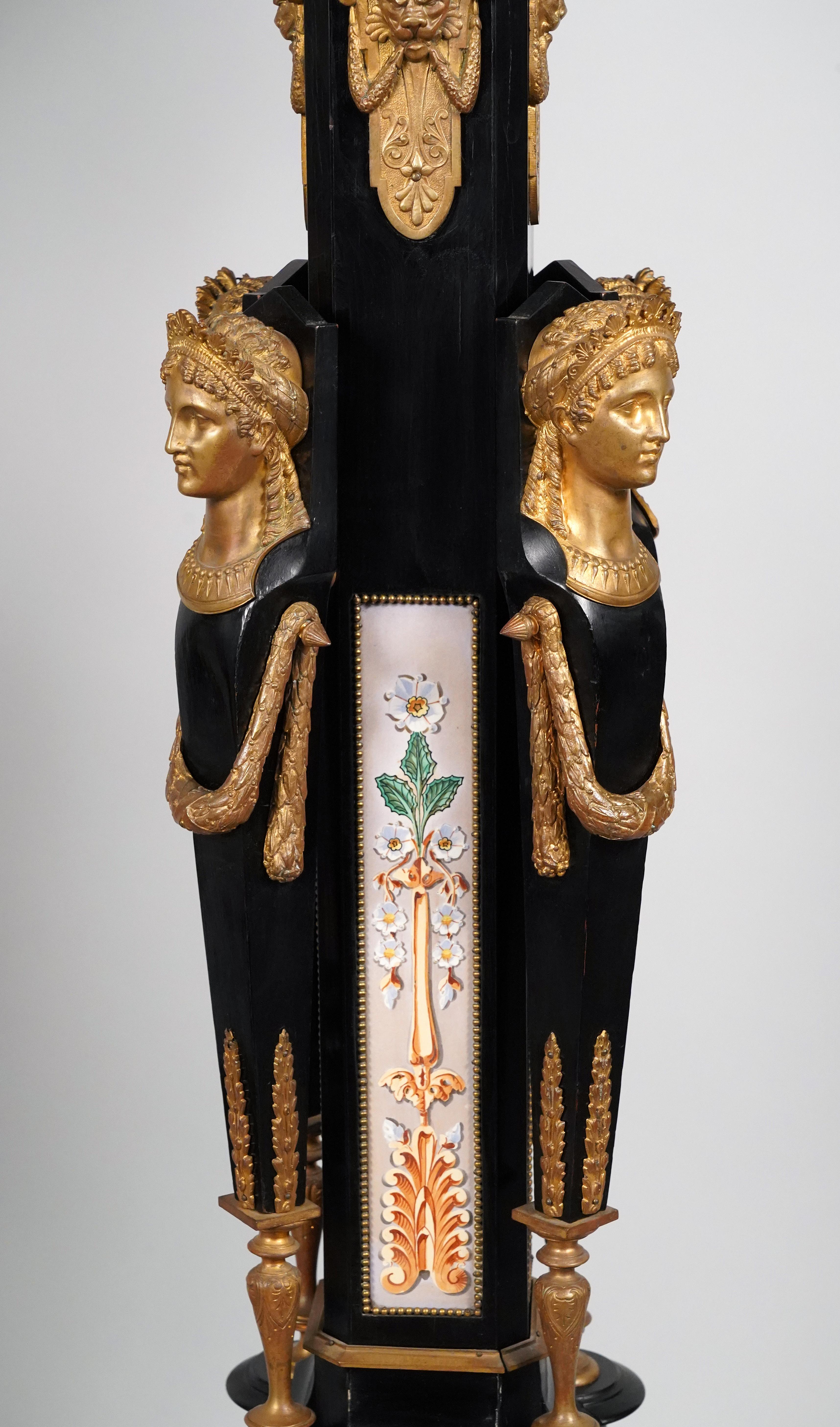 Pair of Neo-Greek Pedestals. C.G. Diehl & J.Brandely, France, circa 1867 In Good Condition For Sale In PARIS, FR