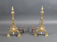 Pair of Neo-Renaissance Ormolu Andirons