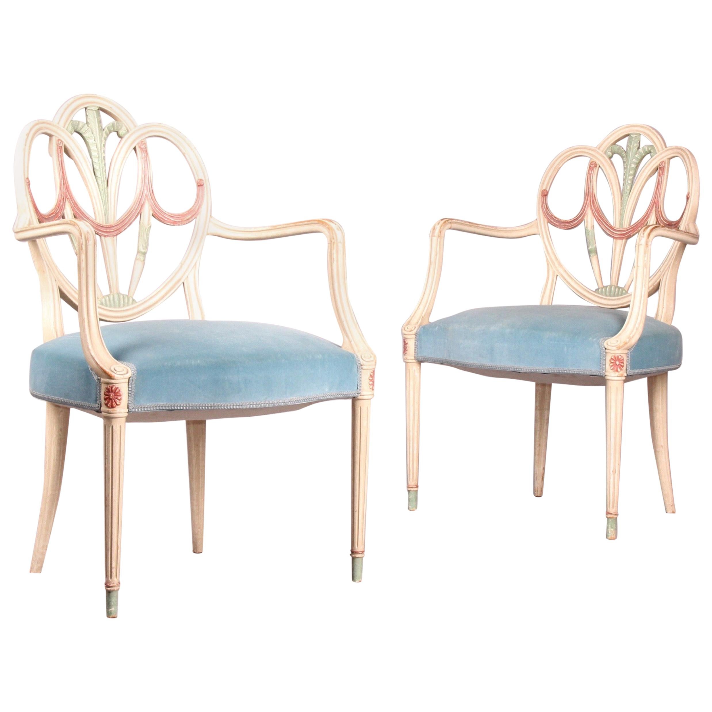 Pair of Neoclassic Armchairs