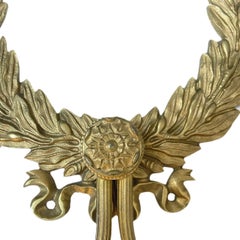 Pair of Neoclassic Bronze Sconces