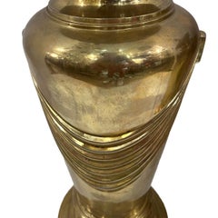 Pair of Neoclassic Gilt Table Lamps