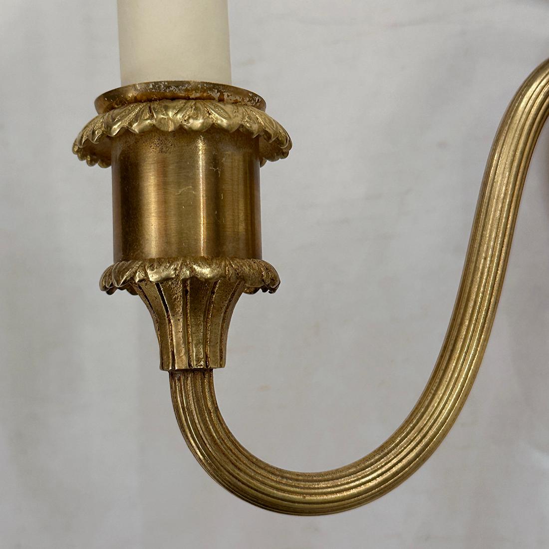 Pair of Neoclassic Sconces In Good Condition For Sale In New York, NY
