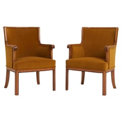 Pair of Neoclassical 1940s Armchairs