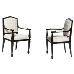 Pair of Neoclassical Armchairs 1940 by André Arbus