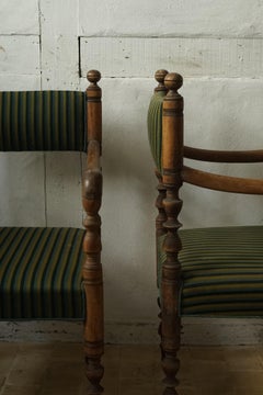 Pair of Neoclassical Armchairs by M.G. Bindesbøll, Denmark, ca. 1840