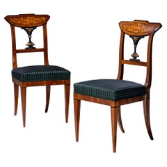 Pair of Neoclassical Chairs, Southern Germany, circa 1815