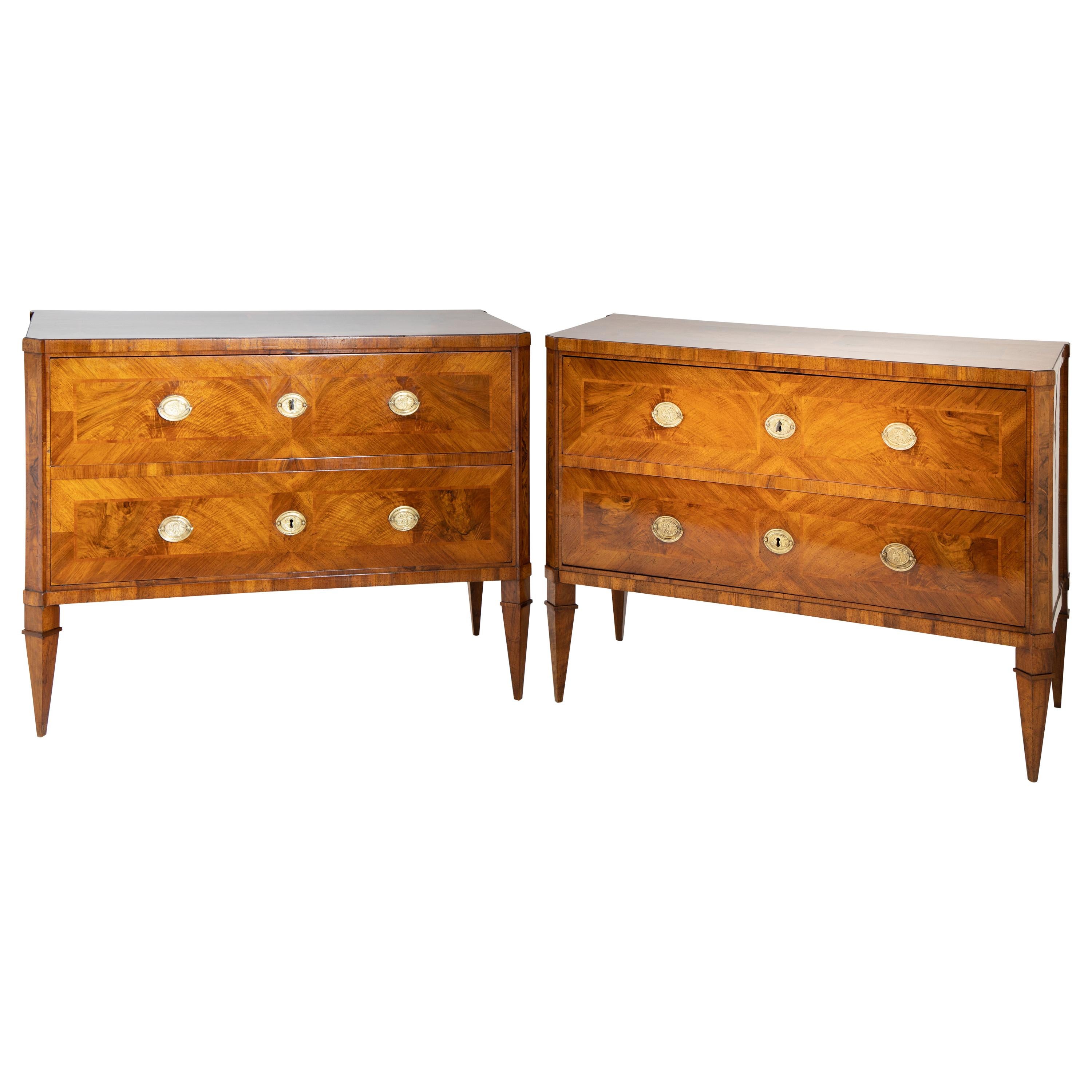 Pair of Neoclassical Chests
