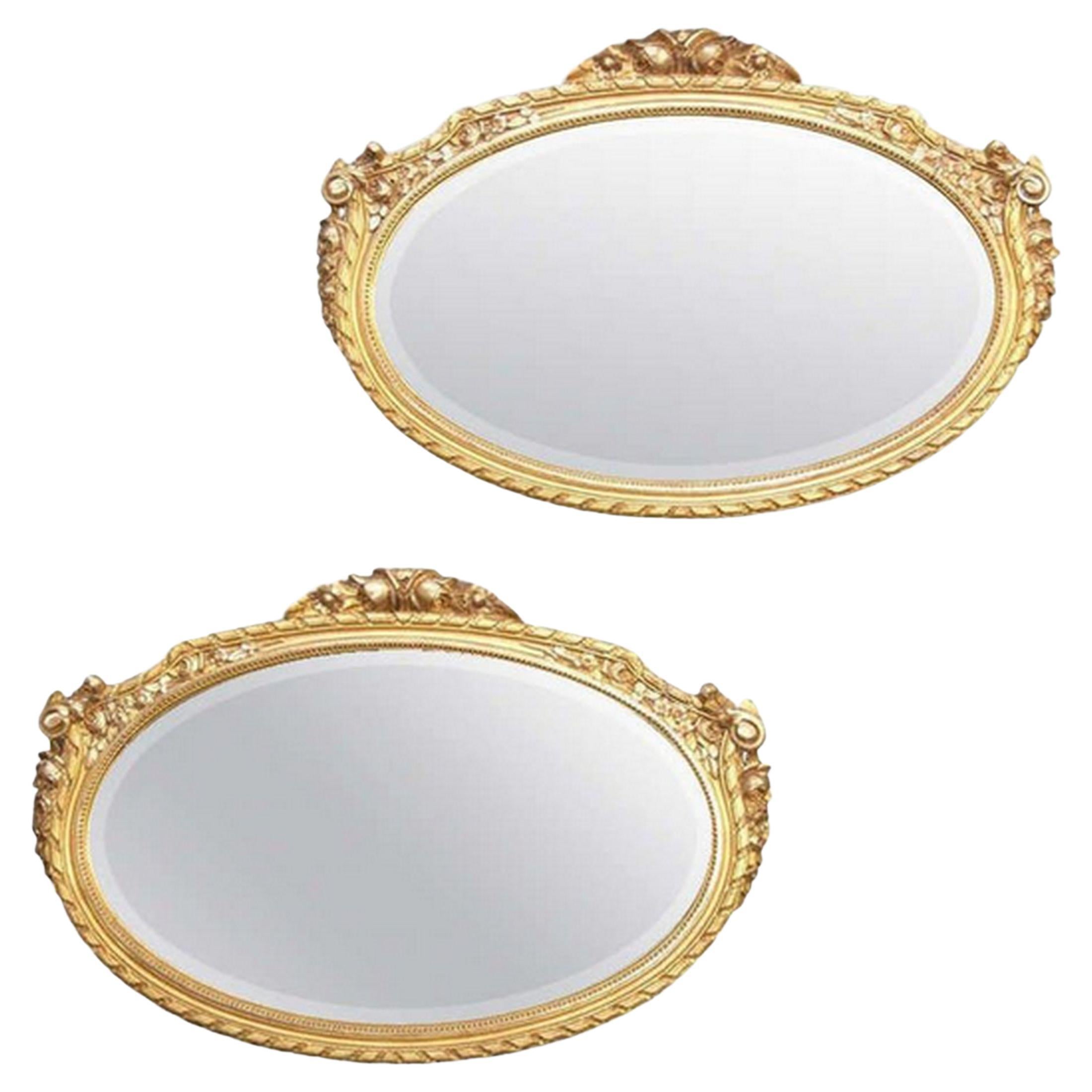 Pair of Neoclassical Mirrors , circa 1780 For Sale