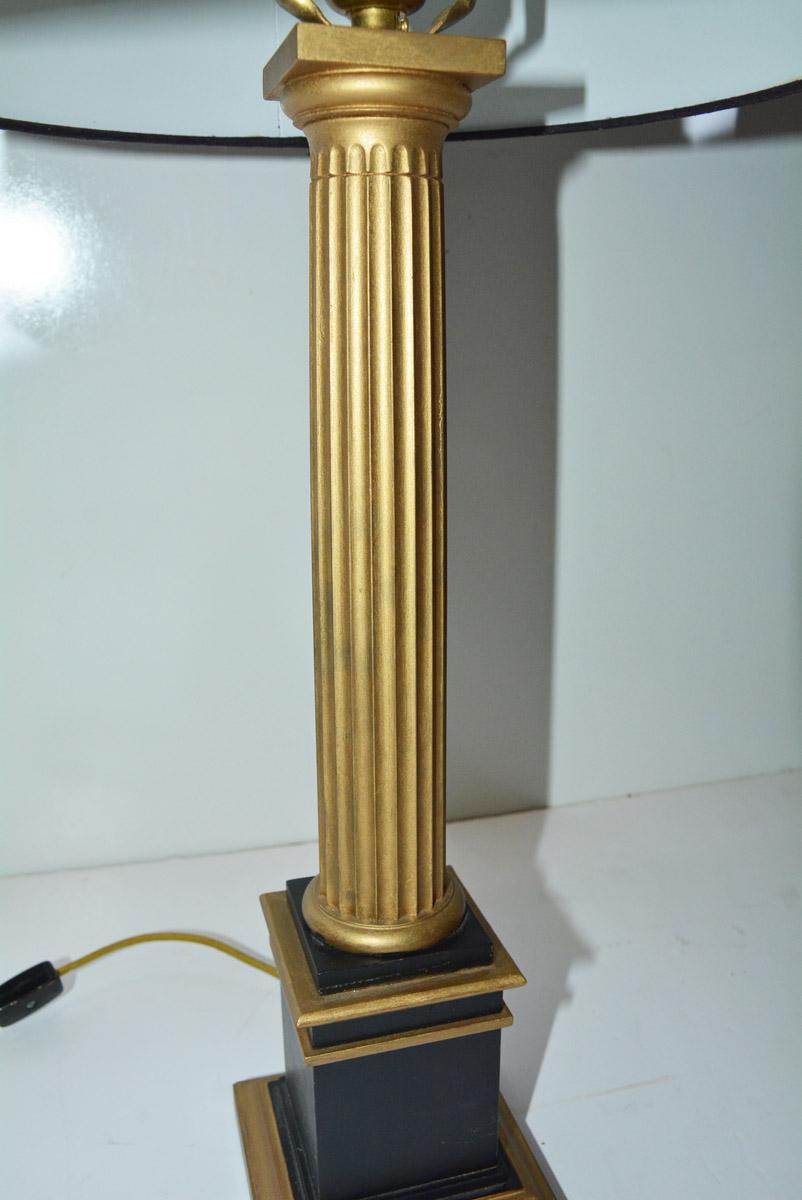 black and gold lamps