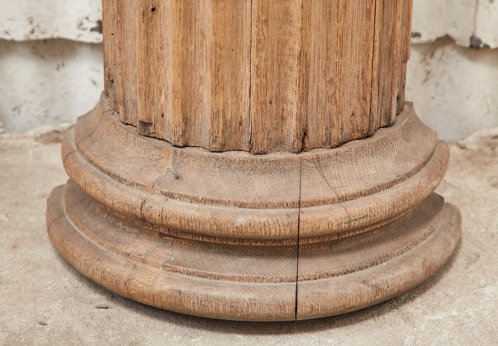 Pair of Neoclassical Greco-Roman Ionic Corinthian Pilaster Columns 1