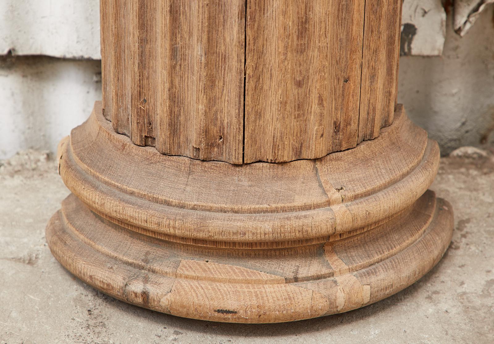 Pair of Neoclassical Greco-Roman Ionic Corinthian Pilaster Columns 2
