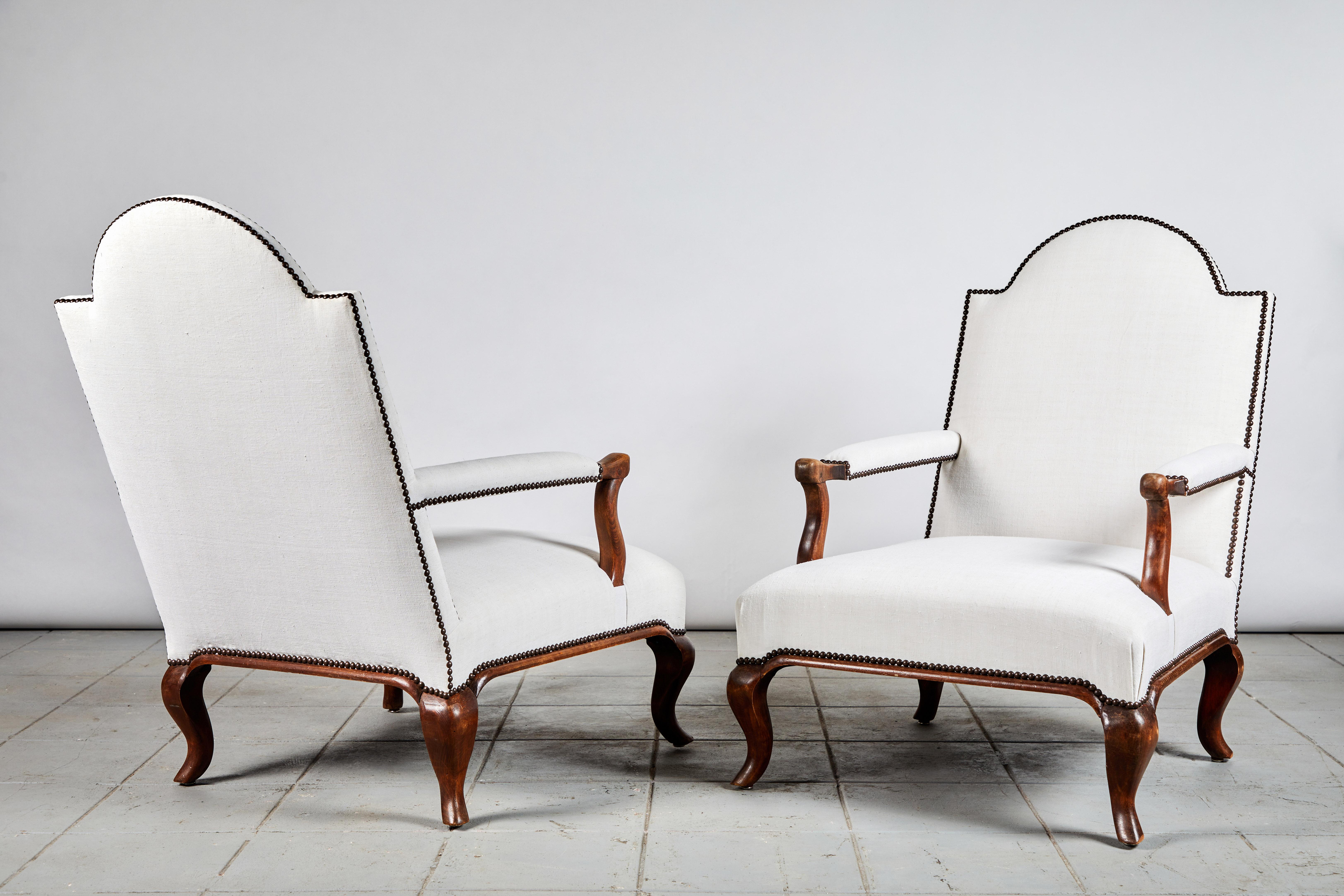 20th Century Pair of Neoclassical Italian Chairs