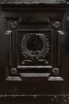 Pair of Neoclassical Louis XVI Lacquered Pub or Bistro Doors
