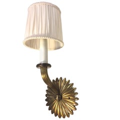 Pair of Neoclassical Madrid Hotel Ritz Bronze Wall Lights, 1920