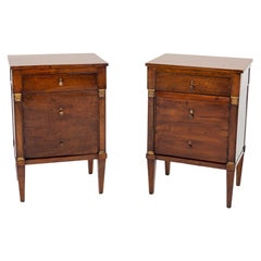 Antique Pair of Neoclassical Nightstands, Italy, circa 1810