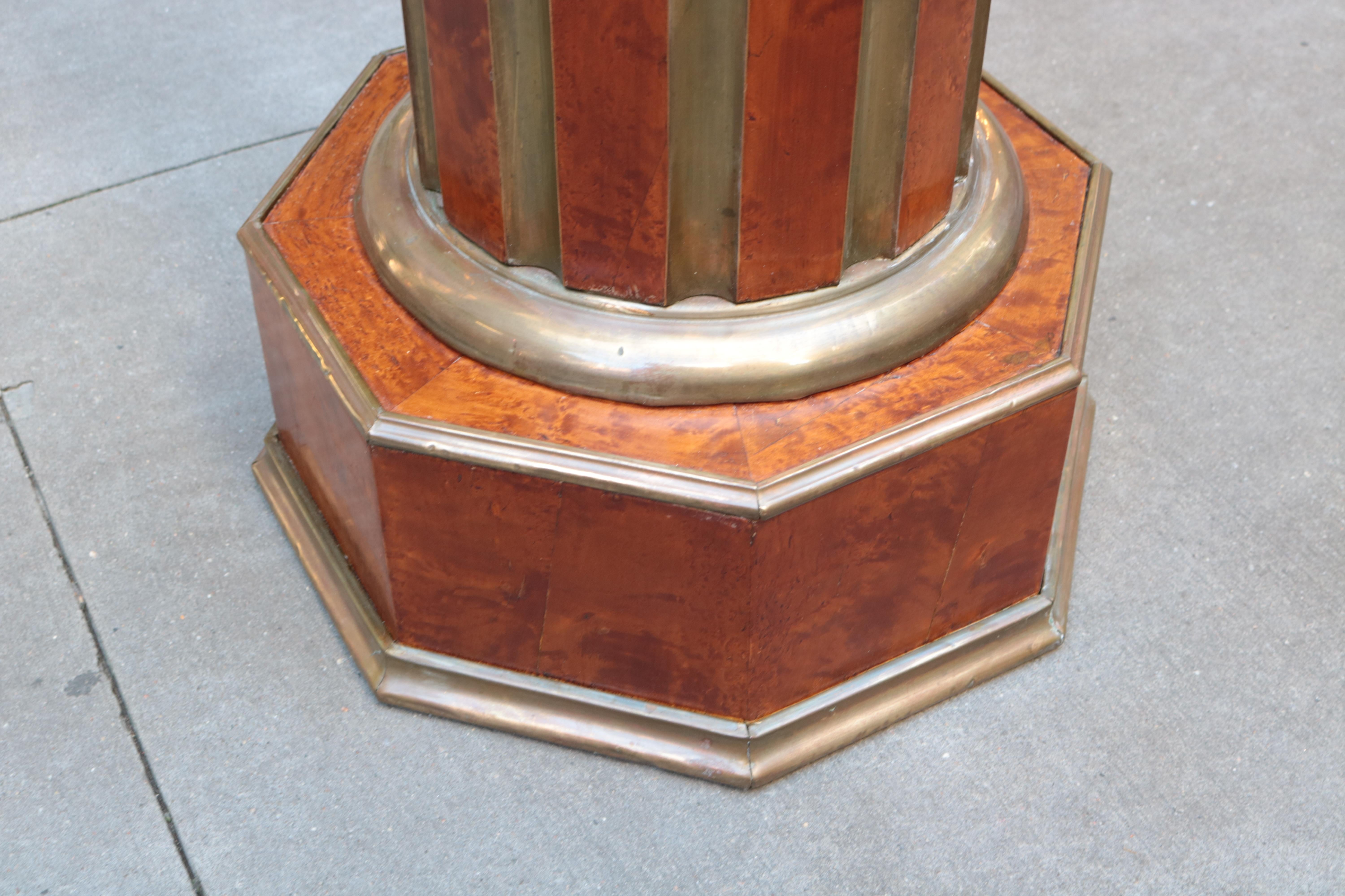 Pair of Neoclassical Pedestals, Late 19th Century In Good Condition For Sale In New York, NY