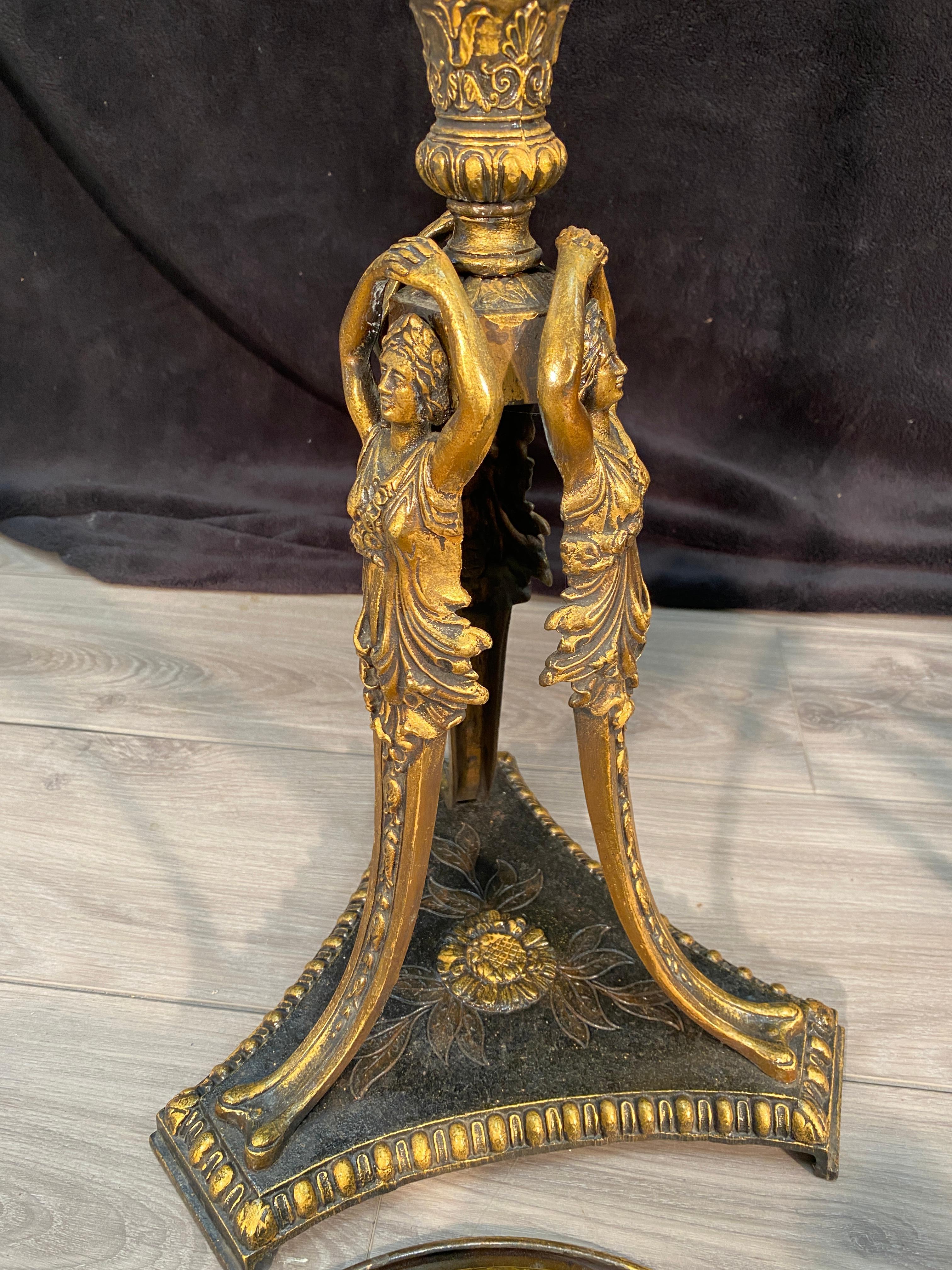 Pair of Neoclassical Plant Stands For Sale 7