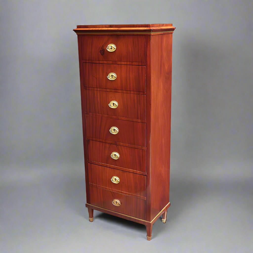 German Pair of Neoclassical Semainieres For Sale