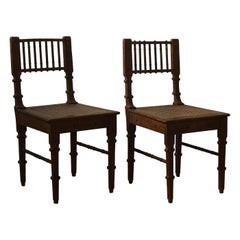 Pair of Neoclassical Side Chairs by M.G. Bindesbøll, Denmark, ca. 1850